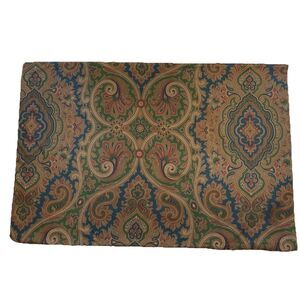Vintage Ralph Lauren Brianna Paisley Pillowcase Standard USA Made Cotton